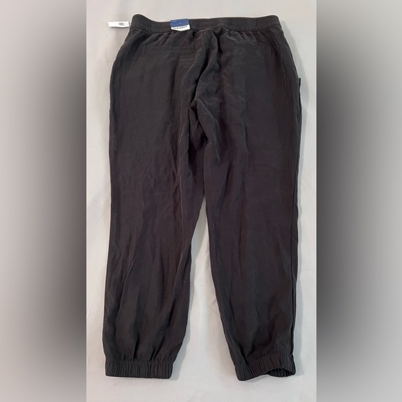 Old Navy Pants Joggers Womens Size XL  Cropped High Rise Black Elastic Waist NWT - Picture 1 of 11